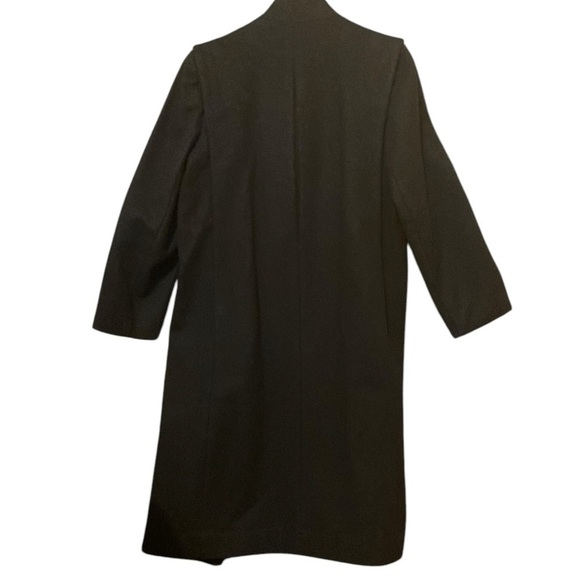 PRESTON & YORK 100% Wool Women's Black Full-Length Coat Size 12 - Picture 2 of 9